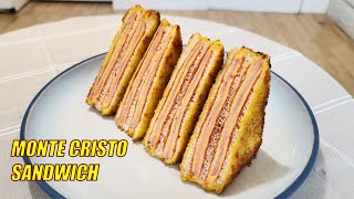 Delicious Monte Cristo Sandwich ASMR [Subtitles] HNC Kitchen