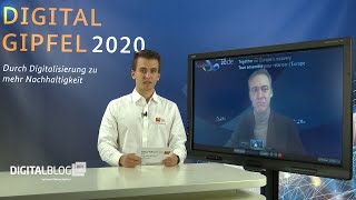 Dr. Steinberg zu Digitalisierung und Nachhaltigkeit - Digital-Gipfel 2020 | HPI-Digitalblog