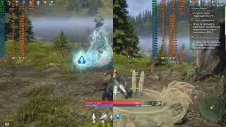 Skyforge Windows Native(DX9) vs DXVK(Vulkan) performance testing