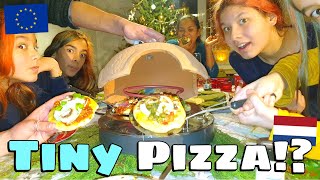 MAKING TINY PIZZA AT HOME 🍕 Homemade Pizza Dough Pizzarette  🌴 The Hightrees 🌲 Family Vlog