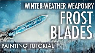 Painting Tutorial Winter Weather Weaponry Frost Blades Space Wolves Marine Warhammer 40K