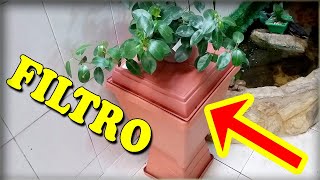 Como fazer um filtro para lago artificial - Filtro caseiro para lagos ornamentais