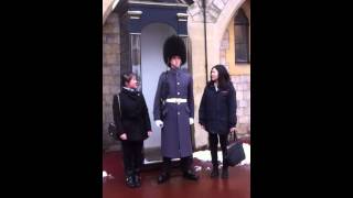 On guard at Windsor Castle