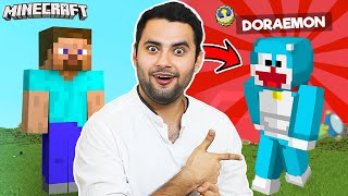 Minecraft But I Can Become DORAEMON..