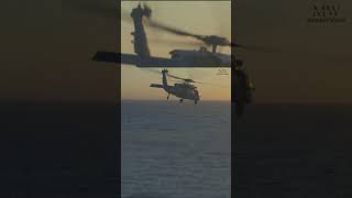 CH-53E and F-35B Helicopter Joint Exercise at USS Tripoli