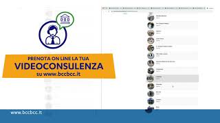 Il nuovo servizio di Videoconsulenza BCC Buccino Comuni Cilentani