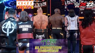 WWE 2K22 - Elimination Chamber 2022 Match Epic Gameplay! | Unexpected F-5s | PS4Pro Gameplay 4K