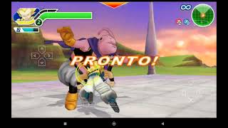 Dragon Ball Z: Tenkaichi Tag Team-PSP-ITA-Goku Super Saiyan 3 and Gotenks fight MAJIN BU!