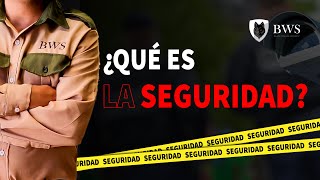 1.1 ¿QUÉ ES LA SEGURIDAD?