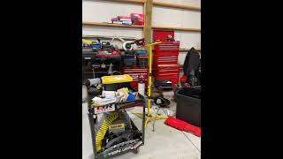 Setting up Gear Head Garage!! When I brought all my tools and boxes to the shop!