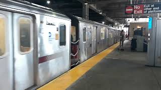 R142 2 train entering Harlem-148 St