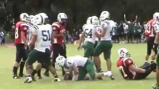 Thomas Deniz #4 TD of Konawaena Football