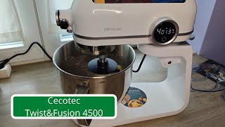 Backen leicht gemacht! - einfach und schnell mit der Küchenmaschine Cecotec Twist&Fusion 4500