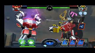 Mighty morphin megazord v s samurai battlefield megazord #powerrangers #mightymorphinpowerranger