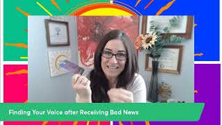 Finding Your Voice After Receiving Bad News - "Sunday Ink" Poem [BOOK Excerpt] & Card Pulls