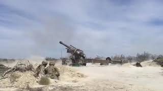 Tiro con CITER 155mm - Ejército Argentino