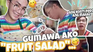 GUMAWA AKO NG FRUIT SALAD🍇🍒+HINDI PA TAYO MARUNONG!🤦🏻‍♂️ (NASOBRAHAN SA TAMIS)😂 -ChristianVlogs