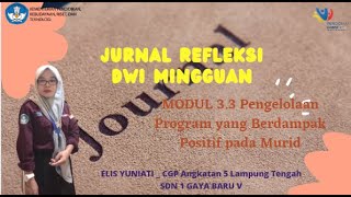 Jurnal Refleksi Dwi Mingguan Modul 3 3