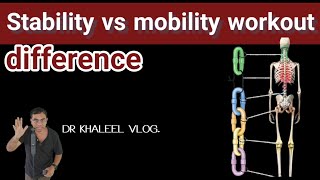 Stability vs mobility workout differences.