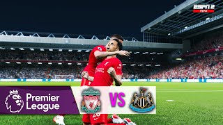 Liverpool v Newcastle - Premier League 2021/22 | PES 2021 Realism Mod Prediction