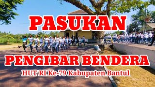 Pasukan Pengibar Bendera /Paskibra HUT RI Ke-79 Kabupaten Bantul 2024