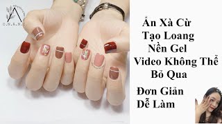 Ẩn Xà Cừ Nail Và Làm Loang Nền Siêu Đơn Giản Không Thể Bỏ Qua