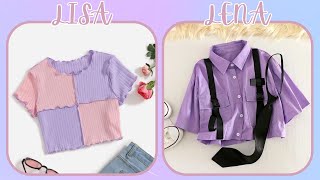 LISA OR LENA (Purple Aesthetics 💜) #lisa #lena #lisaandlena #purple #trending #viralvideo