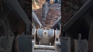 Volvo Excavator Cleaning 🧹 Jaw Crusher 😮🤷🏼‍♂️ #hardwork