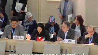 Malak Hamdan on the plight of Iraqi women at the UN HR Council