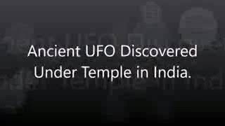 Ancient UFO found in India