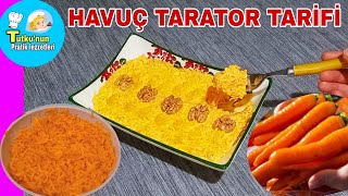 👌🏼EN PRATİK MEZE TARİFİ ✅ HAVUÇ TARATOR NASIL YAPILIR ✅ HAVUÇ TARATOR TARİFİ 👌🏼#food