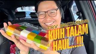 Kuih Talam Haul! Aku kasi try kuih talam semua perisa sekali hadam