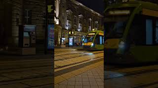 Night vibe of Poznań. 🌃🚊 Poznań University of Medical Sciences. Collegium Maius.