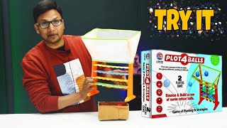 Plot 4 Balls - Indoor games, Try it once - Peephole View Toys - Unboxing and Review