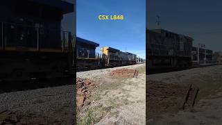 CSX L848 with 38 & 3216 #csx @CameraBryan #train #trainvideo #railfan #railfanning #trainvideos