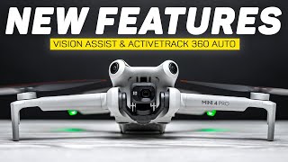 NEW DJI Mini 4 Pro Update - Vision Assist & ActiveTrack Upgrades