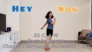 Hey Now - Line Dance / Choreo: Raymond Sarleminj (NL)/  Easy Improver