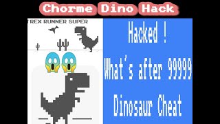 What Happend When You Get 99999 in Google Chrome Game Dino Game | Chrome Dino Game