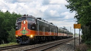 1080p HD: SLRG E8's 515 and 518 West, the High Iron Travel Excursion - Northbrook IL.