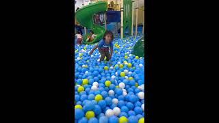 Ball pool kids love to play #kids #play #ball #games # happy #love #vlog #fun