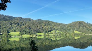 Fahrt durch Schliersee und weiter am See entlang (in 4K)