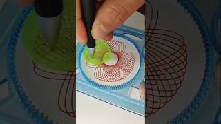 How many rotations did the pen make in total? ?? #Spirograph #satisfying #shorts