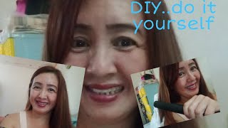 THIS IS HOW I STRAIGHTEN MY HAIR..DIY..opheliariveravlog56