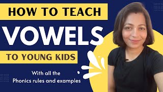 HOW TO TEACH VOWELS TO YOUNG KIDS II PHONICS RULES II ALTERNATE SPELLINGS #jollyphonics #phonics