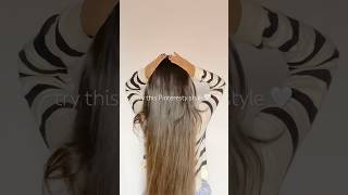 Pinterestly hairstyle 🤍 #longhairshairstyle #ponytail #ytshortsvideo #shorts #explore #ytshorts