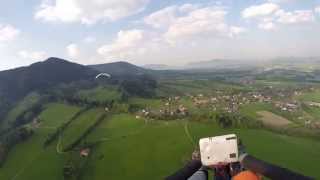 Motorový paragliding Beskydy - okolo Ondřejníka