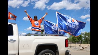 We found the BIGGEST Edmonton Oilers fan in Southeast Saskatchewan 🟠🔵