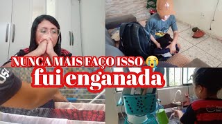 FUI ENGANADA! CAI EM UM GOLPE! MINHA ROTINA DE DONA DE CASA ♥️