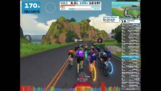 [231207] Zwift - Race: KISS Racing (B) on Hilly Route in Watopia