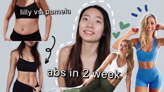 14-day Lilly Sabri x Pamela Reif challenge | staying FIT during holiday season *realistic*